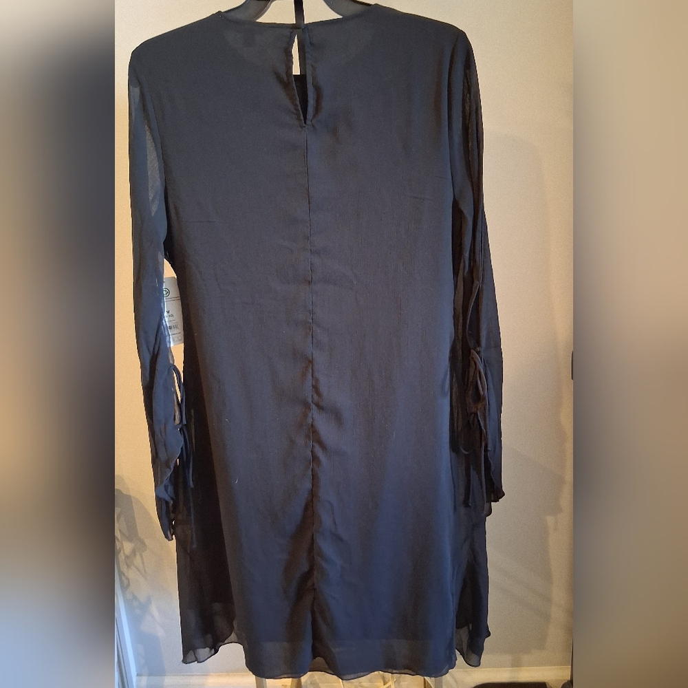 Black, Long Sleeve Dress, Time and Tru. Size Medium. New. - Picture 2 of 8